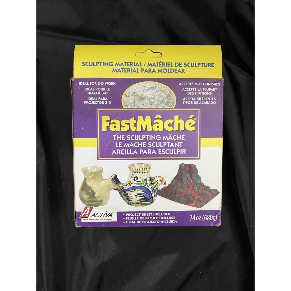 Activa Fast Mache Sculpting‎ Material 24oz ~ NIB